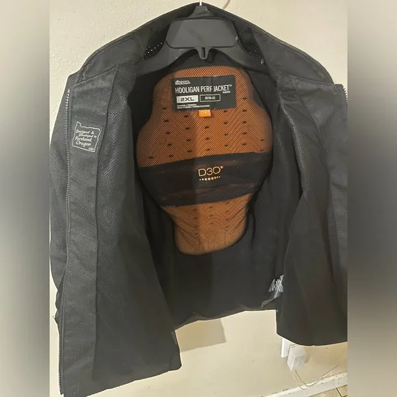 Icon Womens Hooligan Perforated Riding Jacket 2XL - Picture 3 of 5